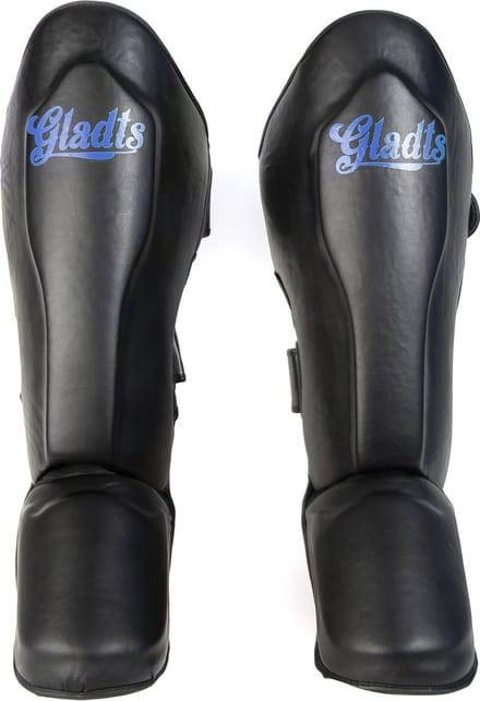 Gladts Classic Blue Scheenbeschermers – Blauw – Maat M – Kickboksen, Muay Thai en MMA
