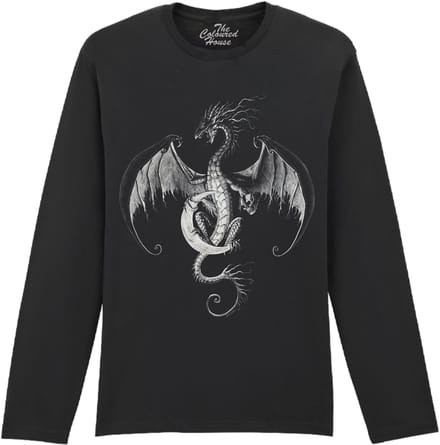Draak Moon Glow Dragon The Coloured House Longsleeve T-shirt S