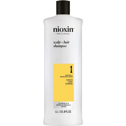 Nioxin System 1 - Shampoo - voor Natuurlijk Haar - Anti Haaruitval - Dunner Wordend Haar - 1000ml