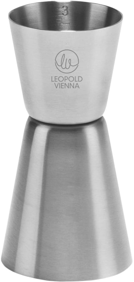 Leopold Vienna - Barmaatje 30/50ml mat Jigger - pipet