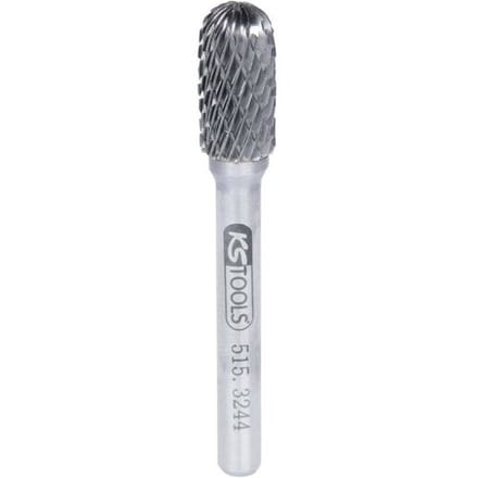 KS Tools 515.3244 Freesstift Hardmetaal Lengte 70 mm Afmeting, Ø 6 mm Werklengte 40 mm Schachtdiameter 6.0 mm
