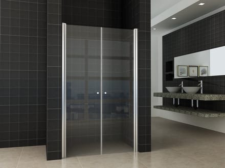 Wiesbaden Luke Dubbele pendeldeur in nis 800x2000 6mm glas met NANO coating