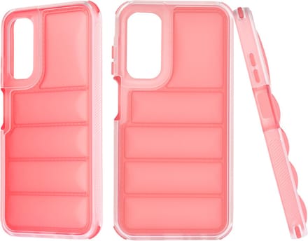 Hoesje geschikt voor Samsung Galaxy A25 - Techsuit Wave Shield Shockproof Hard Case Back Cover - Rood