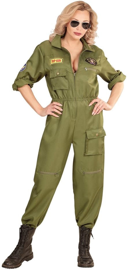 Straaljager piloot pak dame