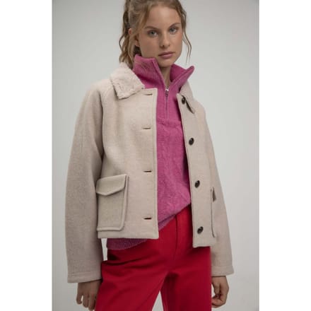 Josephine & Co Suzy Jacket Sand Größe: 40 | Cropped-Jacken Outlet | Damen | Braun