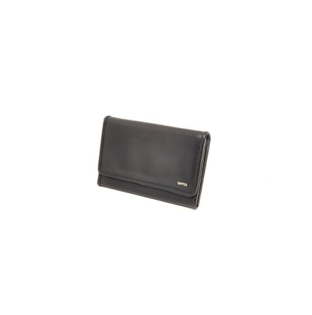 Berba | Soft | Damesportemonnee | 5 pasjes | RFID | Donkerblauw | Leer
