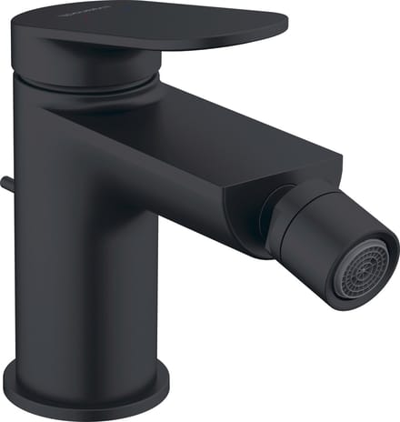 Duravit Wave - Bidetkraan met afvoer, mat zwart WA2400001046