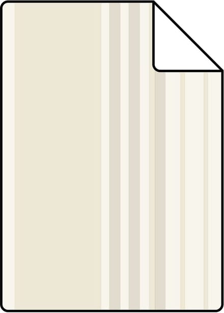 Proefstaal Origin Wallcoverings behang strepen gebroken wit - 26,5 x 21 cm - 346224-S