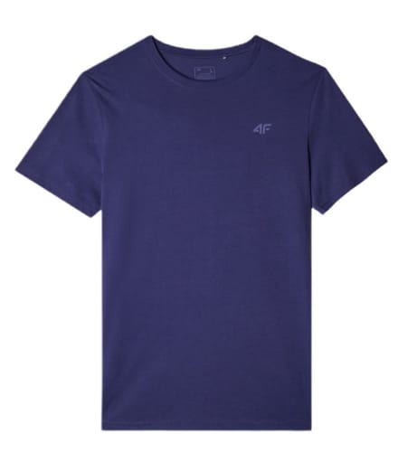 4F Heren T-shirt Regular Fit 100% Katoen Donkerblauw XXL
