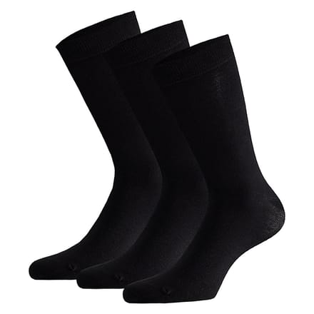 Bamboe sokken basic zwart - 39/42
