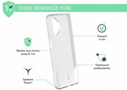 Force Case, Hoesje geschikt voor Samsung Galaxy A32 4G - PURE Versterkt, Transparant