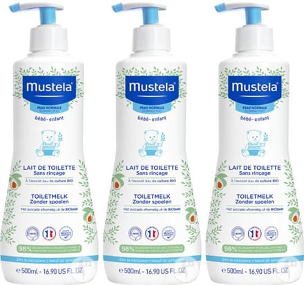 Mustela Toiletmelk Voor Normale Huid Multi Pack - 3 x 500 ml