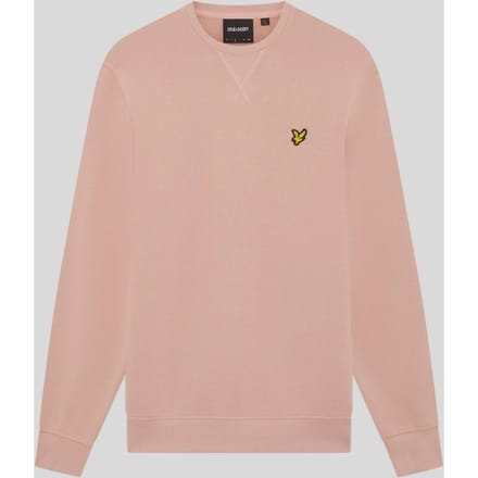 Lyle & Scott Sweat Crewneck Grapefruit Roze - Maat M - Heren - Sweaters