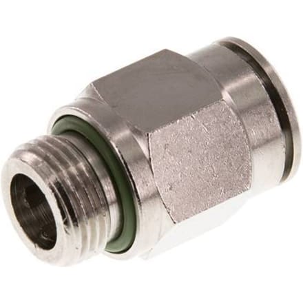 14mm x G3/8'' Messing Insteekfitting Buitendraad FKM