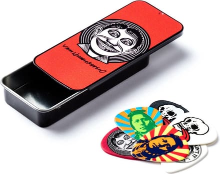 Dunlop John van Hamersveld opbergblikje met plectrums medium