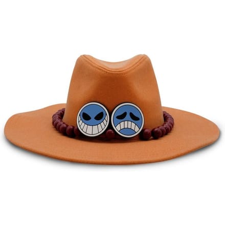 One Piece Portgas D. Ace Unisex Hoed - oranje - Standard