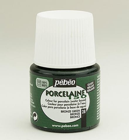 Porseleinverf - 28 Bronze Green - Pebeo - 45ml