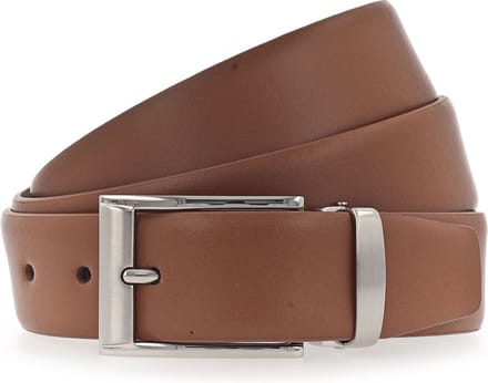 Vanzetti Leren Riem Dresscode: Business 35mm Cambered Belt W115 Cognac Bruine