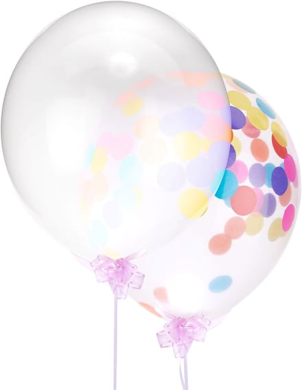 HOBI - Gigantische transparante latex ballon 47 cm om te vullen