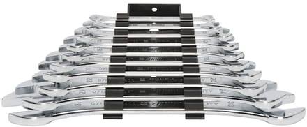Wurth - Set dubbele steeksleutels - Dubbele steeksleutel, assortiment x 1 st Sleutelwijdte 6 x