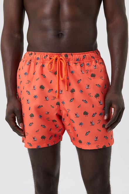 Zwembroek Bjorn Borg Men Print Swim Shorts Small Boat-S