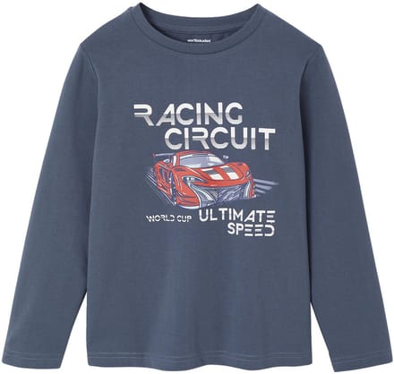 Vertbaudet Jongens-T-shirt met ludiek patroon