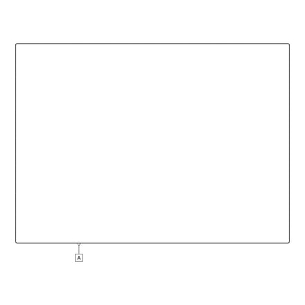 AEG deurglas, hoge temperatuur, 522x380.5mm 140219419011