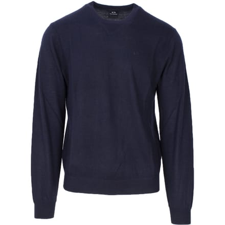 Crew Neck Sweater 3H1M22 1H2AZ - Blue Sweaters