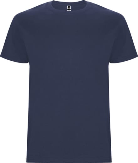 4 Pack T-shirts unisex met korte mouwen, 190 gram 'Stafford' Denimblauw - M