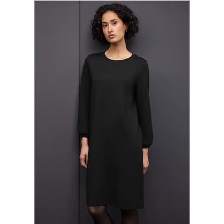 Effen jersey jurk
