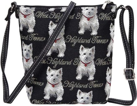 Signare - Elegant smal tasje - Gobelin - Westie