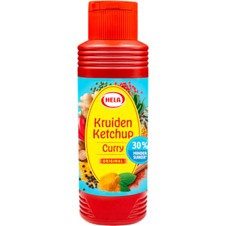 Kruiden ketchup curry minder suiker