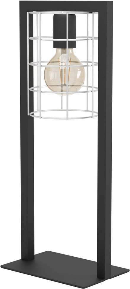 EGLO Jubily Tafellamp - 53,5 cm - E27 - Staal - Industrieel - Zwart