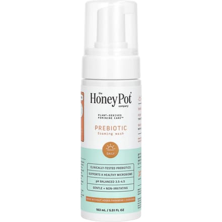 The Honey Pot Company, Probiotic Foaming Wash, 5.51 fl oz (163 ml) white