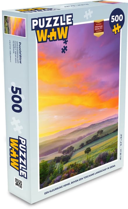 Puzzel Toscane - Landschap - Kleurrijk - Legpuzzel - Puzzel 500 stukjes
