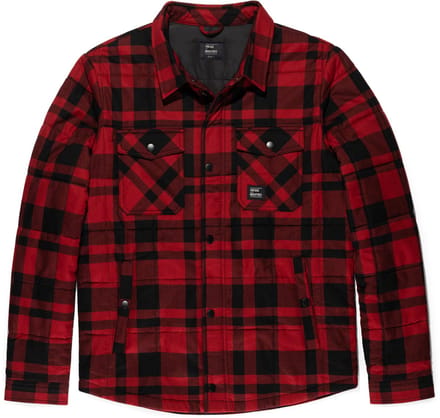 Vintage Industries Square Padded Shirt Red Check S