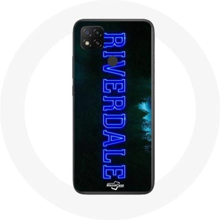 Xiaomi Redmi 9C hoesje Riverdale Series Logo Blauw