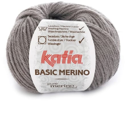Katia Basic Merino - 13 grijs - Wol/Acryl Garen