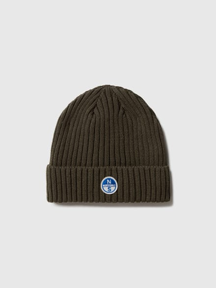 North Sails Muts Geribbeld breisel met fleece voering