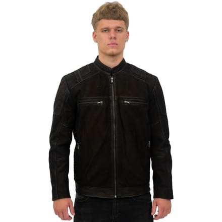 Heren buff lederen racer bikerjack-Wenen