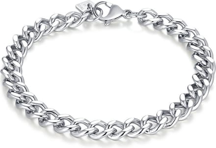 Twice As Nice Armband in edelstaal, gourmet 21cm