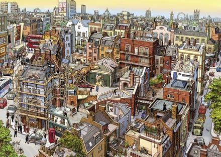 Heye puzzel Sherlock legpuzzel 2000 stukjes kunst volwassenen.