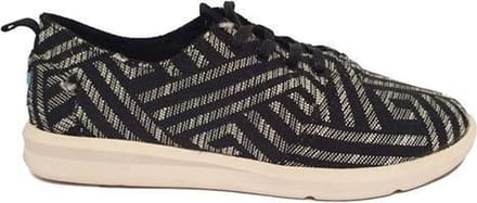 Toms Viaje Sneaker 10004799 Black White Cultural Woven Maat 44