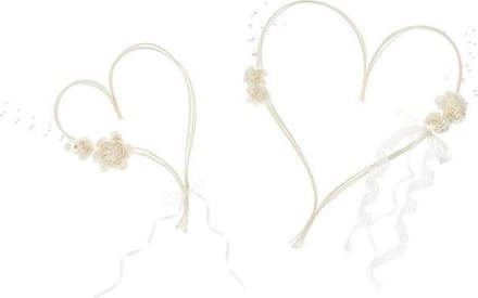 Partydeco - Hart decoratie wit