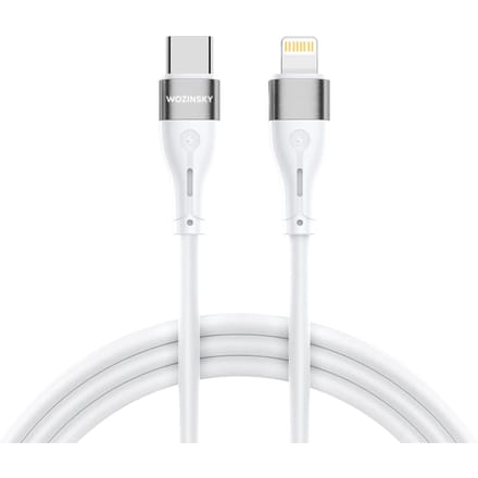 Wozinsky WSTCL1 Lightning / USB-C PD 27W 1 m Cable - White
