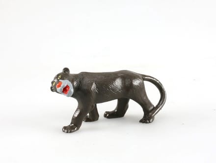 Disney - Jungle book - vintage - speelfiguurtje bagheera de panter - 8x2,5x3,5 cm - Bullyland.