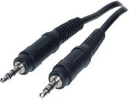 3.5mm/3.5mm 2.5m - 3.5mm - Male - 3.5mm - Male - 2.5 m - Black