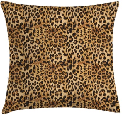 ABAKUHAUS Kussenhoes – Leopard 45x45 cm – Dubbelzijdig bedrukt, rits