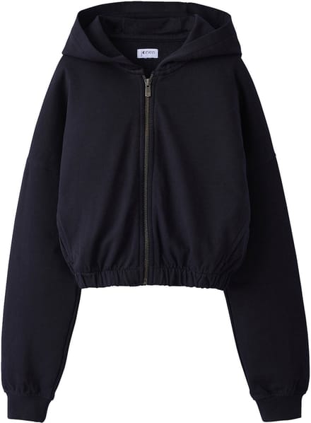 Jonen Cropped sweater met rits en capuchon voor meisjes JONEN