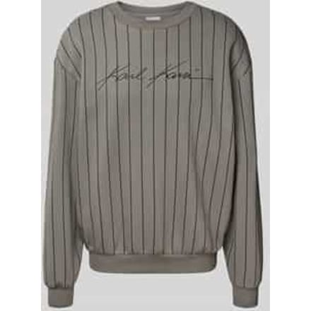 Sweatshirt met labelstitching
